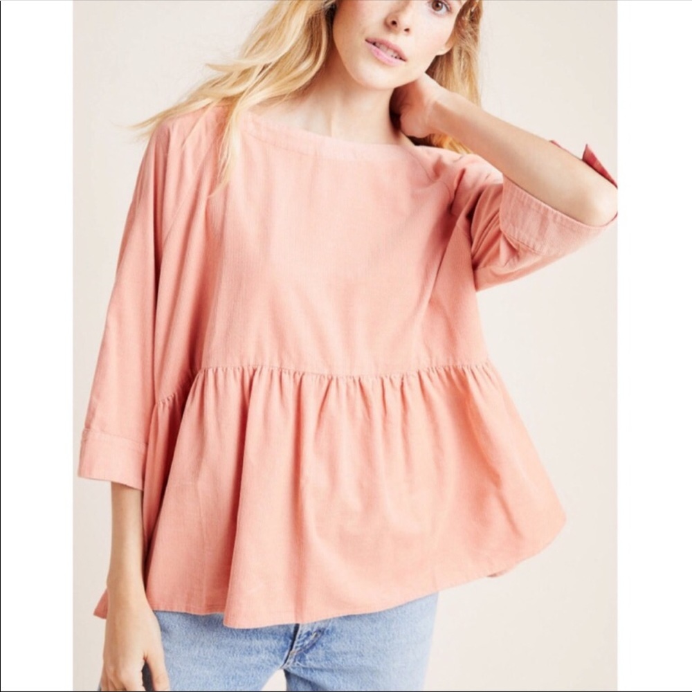 Anthropologie Maeve Maria Babydoll Blouse - M